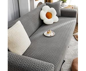 Housse de Canapé, Housse de Canapé 3 Place Extensible Housse de Canape 1 2 3 4 Places avec Accoudoirs, Housse Canapé D'angle pour masquer l'usure et redonner un aspect neuf ( Color : #21 , Size : 145-