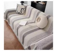 Housse de canapé Housse de Coussin Couverture en Chenille Lavable pour Chiens et Autres Animaux de Compagnie Grise 180 x 460 cm / 71 x 181 Pouces