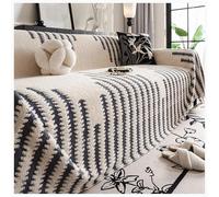 Housse de canapé Housse de Coussin Couverture Lavable en Chenille pour Chiens et Autres Animaux de Compagnie Housse d'angle surdimensionnée pour Salon Grise 180 x 280 cm / 71 x 110 Pouces