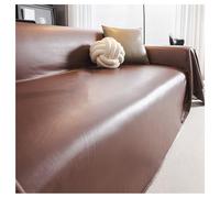 Housse De Canapé Imperméable Beige, Couverture For Chien, Housse De Canapé En Similicuir, Housse De Canapé Sectionnelle Antidérapante For Chiens, Protection De Meubles(Coffee,180x340cm/71x134in)