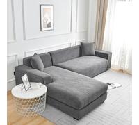 Housse de canapé Jacquard épaissie Extensible Couverture complète Canapé en L Housse de Coin Extensible Housse de canapé Lavable Protecteur de mobilier-02|| 3 Seater(74-90in)
