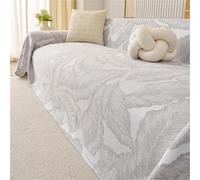 Housse de canapé Lavable, Protection de Meubles for décoration de Salon(Light Gray,115 * 70CM)