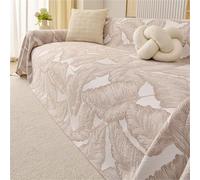 Housse de canapé Lavable, Protection de Meubles for décoration de Salon(Light Khaki,115 * 70CM)