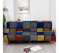 Housse de canapé-lit à motif imprimé, housse de canapé extensible, pliable, tissu doux et confortable pour canapé de salon, idéale pour les familles avec des animaux domestiques et des enfants (Style