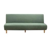 Housse de canapé lit élastique en polyester élasthanne stretch pour futon (Bleu L : 195 x 210 cm)