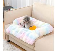 Housse de Canapé-Lit for Animaux Dream Cloud, Douce, Moelleuse et Lavable, Facile d’Entretien, Idéale for Protéger Vos Meubles. Tapis Orthopédique Antidérapant en Peluche pour(Multicolored,XL)