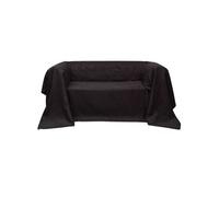 Housse de canapé Micro-suède Marron 270x350 cm