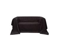 vidaXL Housse de canapé Micro-suède Marron 270x350 cm Marron G