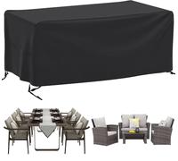 Housse de canapé modulaire extra large imperméable, résistante au vent et à la poussière, résistante aux UV pour table à manger et chaises, 130 x 61 x 76,2 cm (L x l x H)