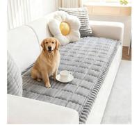 Housse de Canapé PawLounge en Chenille Douce, Protège-Canapé Anti-Poil et Anti-Griffes,Lavable avec, Protection Meuble pour Famille avec Animaux(Gray,28 * 83in)