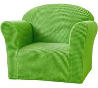 Housse De Canapé pour Enfants Extensible Jacquard, Housses De Canapé pour Enfant, 1 Place Souple Fauteuil Housse De Canapé Canapé Manteau pour Enfant, Tout-Petits, Bébé, Green