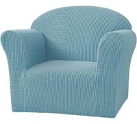 Housse De Canapé pour Enfants Extensible Jacquard, Housses De Canapé pour Enfant, 1 Place Souple Fauteuil Housse De Canapé Canapé Manteau pour Enfant, Tout-Petits, Bébé, Light Blue