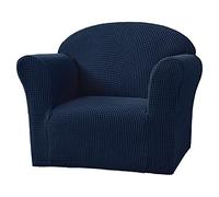 Housse De Canapé pour Enfants Extensibles Fauteuil d'enfant Doux, Housse De Protection De Meubles pour Canapé De Bébé pour Tout-Petits (Marine)
