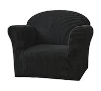 Housse De Canapé pour Enfants Extensibles Fauteuil d'enfant Doux, Housse De Protection De Meubles pour Canapé De Bébé pour Tout-Petits (Noir)