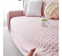 Housse de canapé rafraîchissante pour l'été - Couverture confortable anti-poussière pour canapé sectionnel - Protection pour animaux de compagnie - Dissipation rapide de la chaleur - 180 x 260 cm