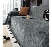 Housse de canapé résistante aux rayures et adaptée aux animaux de compagnie, toutes saisons, protection universelle pour meubles de salon, 6 options de taille (180 x 340 cm)