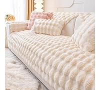 Housse de canapé sectionnelle en L 3, 2, 4 ou 1 Place, Couleur Unie, Velours, Style Nordique Moderne, matelassée, antidérapante, Protection de Meubles (Couleur : N, Taille : 110 x 160 cm, 1 pièce)
