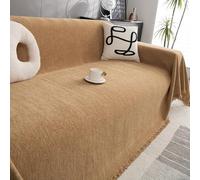 Housse De Canapé Serviette De Canapé Résistante Aux Chats Couverture De Canapé Luxueuses Tout Compris Jeté De Canapé 1, 2, 3 Ou 4 Places Lavables en L Protection De Meubles-Brown||180 * 260cm