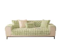 Housse de canapé super douce à motif lapin pour salon, lavable en machine et très chaude, pour canapé de 1, 2, 3 ou 4 places, convient pour chaise longue 110 x 180 cm, jaune curry incluse