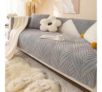 Housse de canapé universelle en fausse fourrure en peluche, épaisse et moelleuse, douce pour toutes les saisons, confortable et amusante pour la décoration de la maison