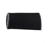 Housse de canette pour barbecue - Refroidisseur de canette portable - Refroidisseur de canettes isotherme en néoprène - Manchon de bière (grand noir)