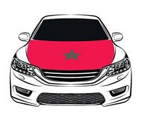 Housse de capot de voiture drapeau d'Israël 1,0 x 1,5 m/1,8 x 2,1 m 100% Polyester Tissus Élastiques Lavables Convient aux Grands SUV et Pick-up (Israël, 1,0 x 1,5 m)