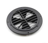 Housse de capot pour ventilation de toit rond en plastique PP, système de lame réglable et intégration stable du toit (C avec lames de vent)