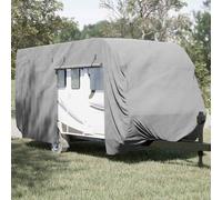 Housse de Caravane Bâche Protection Extérieur Gris Tissu Non Tissé vidaXL