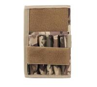 Housse de Carnet Tactique, Carnet Militaire Durable pour Utilisation Sur le Terrain, Avec Poche Zippée, Format 8 X 5 Pouces(Cp)