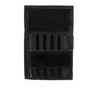 Housse de Carnet Tactique, Carnet Militaire Durable pour Utilisation Sur le Terrain, Avec Poche Zippée, Format 8 X 5 Pouces(Black)
