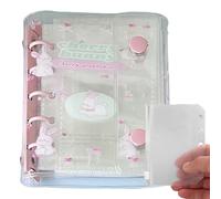 Housse De Carnet - Transparent Doux Mignon Papeterie M5 | Petites Couvertures de Carnet Organisateur Protecteur - Pour Ados Filles Garçons Femmes Maison École Classe Bureau Voyage Road Trip Extérieur