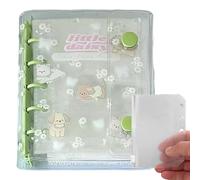 Housse De Carnet,Transparent Doux Mignon Papeterie M5 - Petites Couvertures de Carnet Organisateur Protecteur | Pour Ados Filles Garçons Femmes Maison École Classe Bureau Voyage Road Trip Extérieur