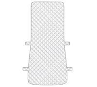 Housse de carrosserie de voiture - Protection contre le froid, demi bouclier de voiture, housse de protection portable, matériau renforcé | Housse de protection coupe-vent pour parking de nuit, garage