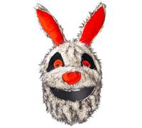 Housse de casque de moto, décoration de casque amusante, balades amusantes et cadeaux (animal en peluche, lapin fou)