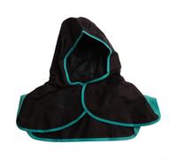 Housse de casque de soudage ignifuge ignifuge pour casque de soudage anti-éclaboussures résistante aux brûlures doublée en maille confortable Bleu (noir)