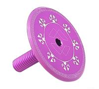 Housse de casque de vélo tout-en-un, compatible avec les vélos de montagne et de route, tube de fourche de 28 à 6 mm, matériau en alliage (violet)