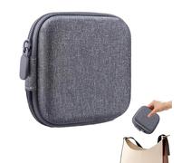 Housse de Casque,Petite Boîte avec Poche Intérieure en Maille | Organisateur pour Câbles et Accessoires Électroniques | pour Téléphones Cartes Mémoire Adaptateur Chargeur Bureau