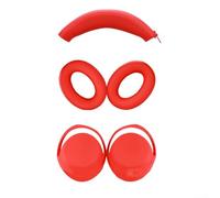 Housse de casque pour Sony WH1000XM4 en silicone souple pour protection contre l'usure quotidienne (rouge)