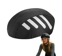 Housse De Casque,Protection Imperméable,Avec Bandes Réfléchissantes Et Imperméable Pour Casque De Bicyclette - Pour Amateurs De Vélo Urbain Et Routier Extérieur Jeunes Adultes Hommes Femmes