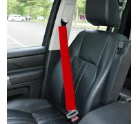 Housse de ceinture sécurité en cuir PU souple, ajustement universel pour voiture, camion, SUV, avion, épaulettes, sangles sac à dos, protection extra longue 25,6