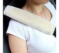 Housse de ceinture sécurité en cuir PU souple, ajustement universel pour voiture, camion, SUV, avion, épaulettes, sangles sac à dos, cou, lot 2 10,5