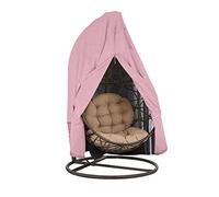 Housse de chaise à œufs suspendue imperméable, for siège en osier à Double balançoire, 1 pièce(Pink,115x190cm)