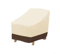 Housse de chaise Adirondack 210D très résistante pour une utilisation en extérieur, imperméable et coupe-vent, avec fermeture à verrou et aérations en maille respirante (C)