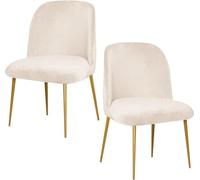 Housse de Chaise Arc de Coquille 1/2/4 Pieces Extensible Velours Housse de Chaise Salle à Manger Scandinave Lavable Couverture de Chaise Protecteur, pour Salon Bureau,Mariage (Color : #12, Size : 2