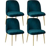 Housse de Chaise Arc de Coquille 1/2/4 Pieces Extensible Velours Housse de Chaise Salle à Manger Scandinave Lavable Couverture de Chaise Protecteur, pour Salon Bureau,Mariage (Color : #5, Size : 4 p