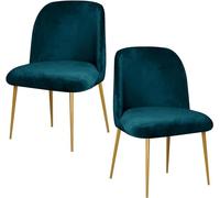 Housse de Chaise Arc de Coquille 1/2/4 Pieces Extensible Velours Housse de Chaise Salle à Manger Scandinave Lavable Couverture de Chaise Protecteur, pour Salon Bureau,Mariage (Color : #5, Size : 2 p