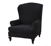 Housse de chaise chic Allseason pour un style sans effort et une protection complète dans votre espace de vie (noir)