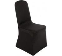 Housse de chaise de banquet noire