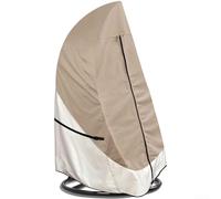 Housse de chaise de jardin à suspendre en tissu Oxford 420D, imperméable pour protection de chaise avec support sécurisé contre l'envol (115 x 190 cm)