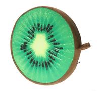 Housse de chaise de jardin en peluche avec motif en forme de fruit imprimé sur un seul côté, conçue pour un soutien et une décoration confortables